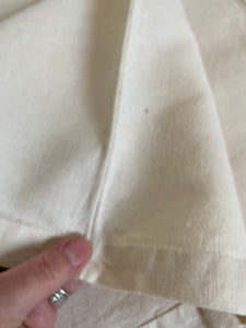 Antique French Farmhouse hemp linen sheet