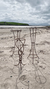 Wrought iron plant stand