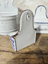Load image into Gallery viewer, Vintage 1930s enamel match box « Allumettes » wall box