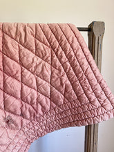 Load image into Gallery viewer, Antique french faded pink quilt