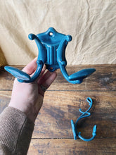 Load image into Gallery viewer, Vintage French Enamelled coat hooks