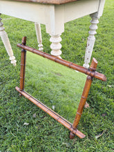 Load image into Gallery viewer, Antique French faux bamboo wall mirror