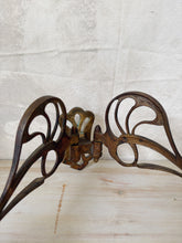 Load image into Gallery viewer, Vintage brass Art Nouveau candle sconce
