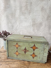 Load image into Gallery viewer, Antique Folk Art tool box