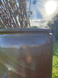 Vintage French large 6L sandstone crock