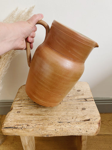 Vintage large handmade sandstone “Grès du Berry” 4L jug