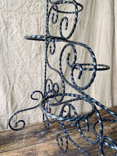 Load image into Gallery viewer, Wrought iron plant stand