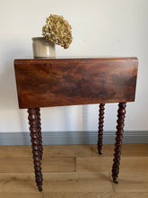 Load image into Gallery viewer, Antique french bobbin leg occasional table