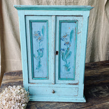 Load image into Gallery viewer, Vintage hand painted little cupboard