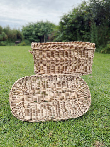 Vintage large storage basket or toy chest