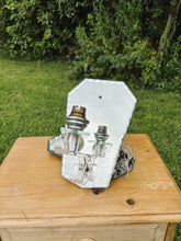 Load image into Gallery viewer, Pair of midcentury French mirrored wall sconce