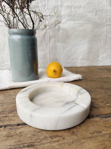 Vintage marble ashtray, trinket tray