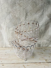 Load image into Gallery viewer, Wire basket plant holder or fruit and veg basket