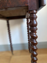 Load image into Gallery viewer, Antique french bobbin leg occasional table