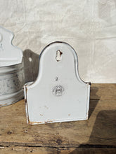 Load image into Gallery viewer, 1930s Enamel &quot;Allumettes&quot; wall hanging match box