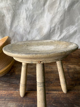 Load image into Gallery viewer, Antique French painted milking stool