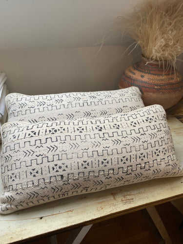 Authentic mudcloth cushion covers