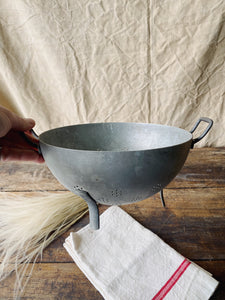 Vintage French TOURNUS colander sieve - daisy pattern