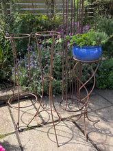 Load image into Gallery viewer, Wrought iron plant stand