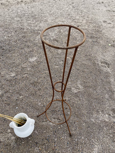 Wrought iron plant stand