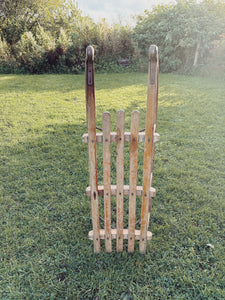 Antique French wooden sled