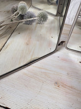 Load image into Gallery viewer, Vintage French triptych barbers mirror