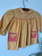 Load image into Gallery viewer, 1980s French nursery school smock apron 2-3yrs