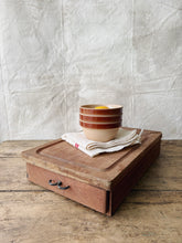 Load image into Gallery viewer, Vintage French chopping board with drawer