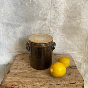 Vintage French sandstone jar