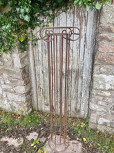 Load image into Gallery viewer, Vintage wrought iron Greek style garden column