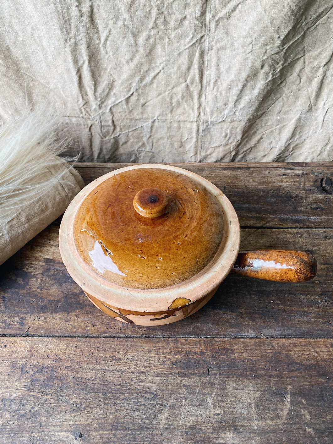 Old sandstone tureen