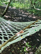 Load image into Gallery viewer, Vintage 70s macramé hammock