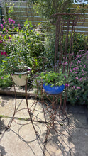 Load image into Gallery viewer, Wrought iron plant stand