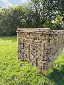 Large Antique French mill basket