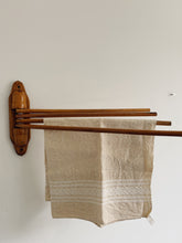 Load image into Gallery viewer, Vintage wall mounted swivel towel rack - 4 dowels