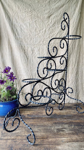 Wrought iron plant stand