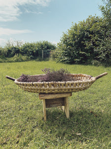 Vintage large harvest basket