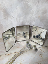 Load image into Gallery viewer, Vintage French triptych barbers mirror