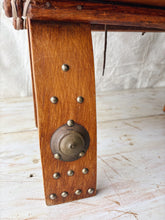 Load image into Gallery viewer, Vintage Egyptian camel saddle stool 1960