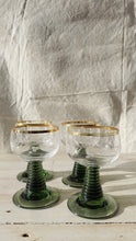 Load image into Gallery viewer, Vintage Rhine Roemer etched glasses