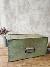 Load image into Gallery viewer, Antique Folk Art tool box