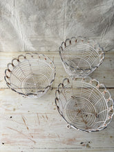 Load image into Gallery viewer, Wire basket plant holder or fruit and veg basket