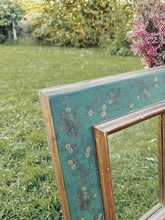 Load image into Gallery viewer, Vintage boho folk art hand painted mirror