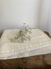 Load image into Gallery viewer, Antique French Farmhouse hemp linen sheet