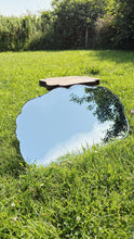 Load image into Gallery viewer, Art deco scalloped frameless mirror