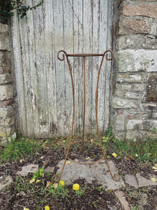 Wrought iron plant stand