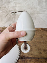 Load image into Gallery viewer, Antique French frill edge opaline rise and fall ceiling light