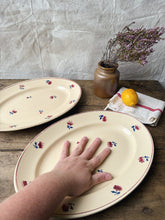 Load image into Gallery viewer, Pair of vintage Badonviller serving platters