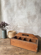 Load image into Gallery viewer, Vintage ply compartment tool box