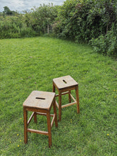 Load image into Gallery viewer, Antique lab stools